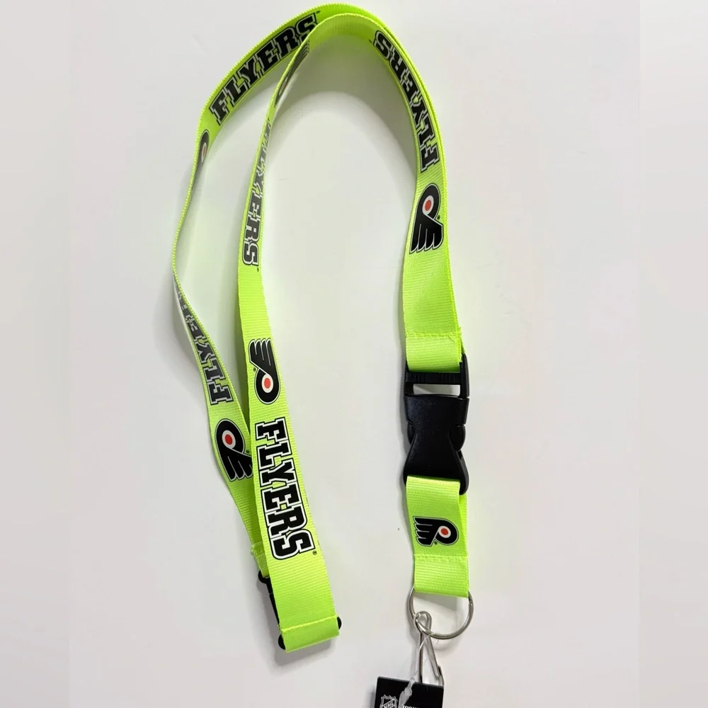 Philadelphia Flyers Neon Lime Lanyard